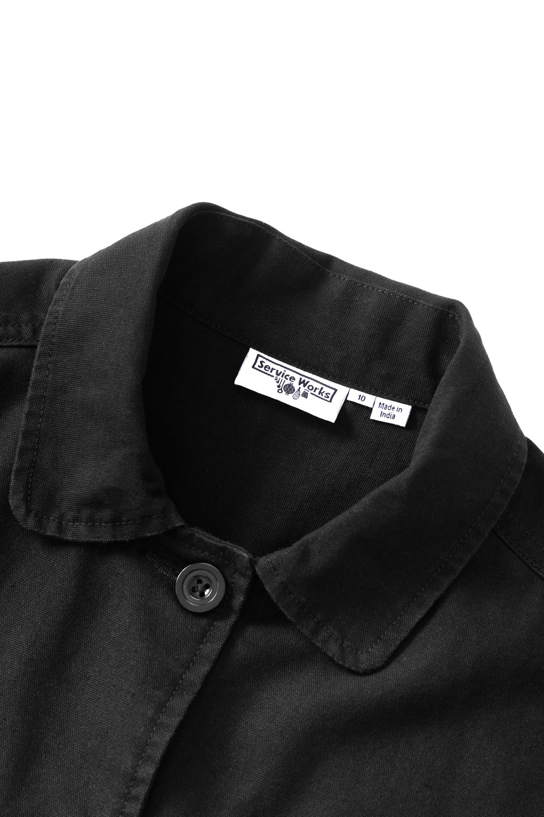 Women's Cropped Work Jacket - Black