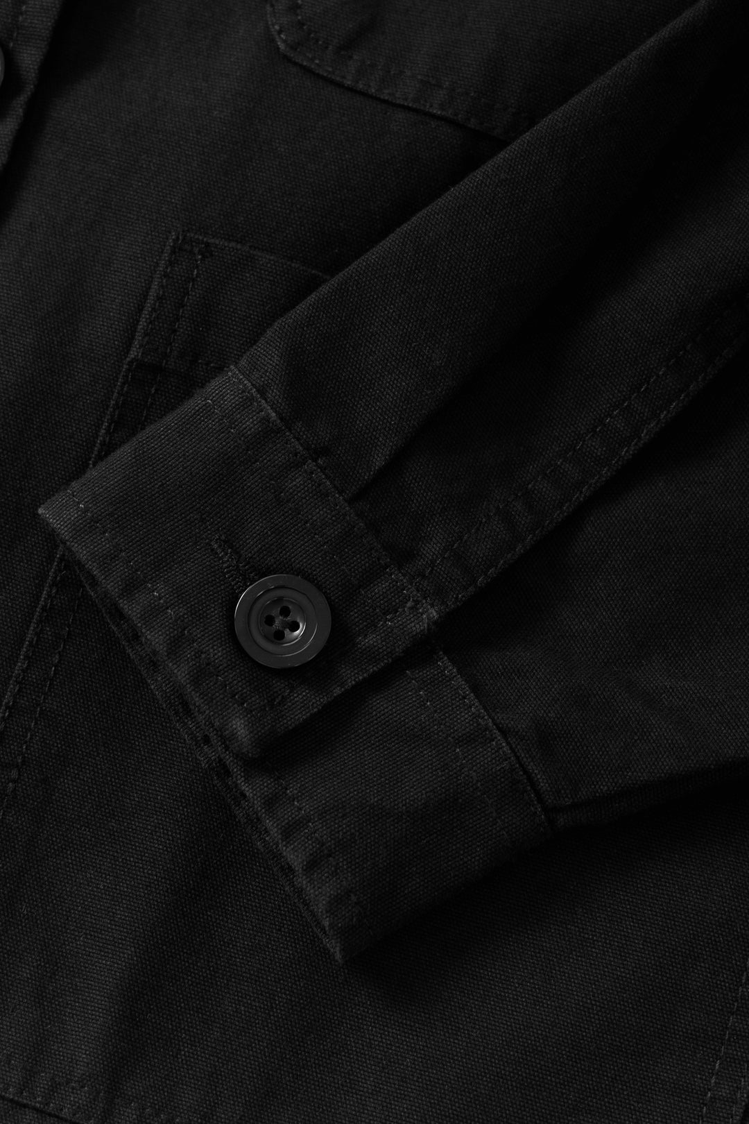 Women's Cropped Work Jacket - Black