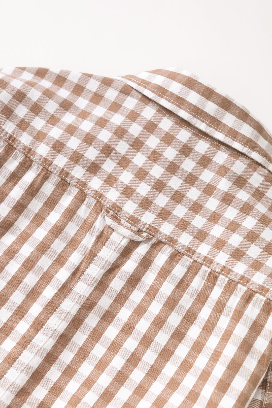 Women's Cropped Work Jacket - Brown Gingham