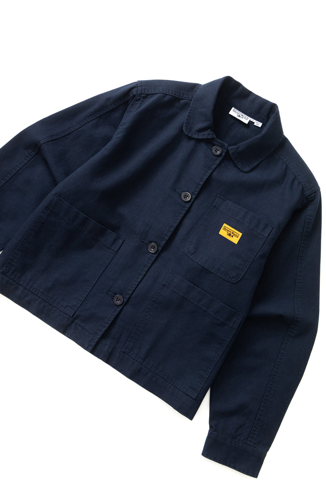 Women's Cropped Work Jacket - Dark Navy