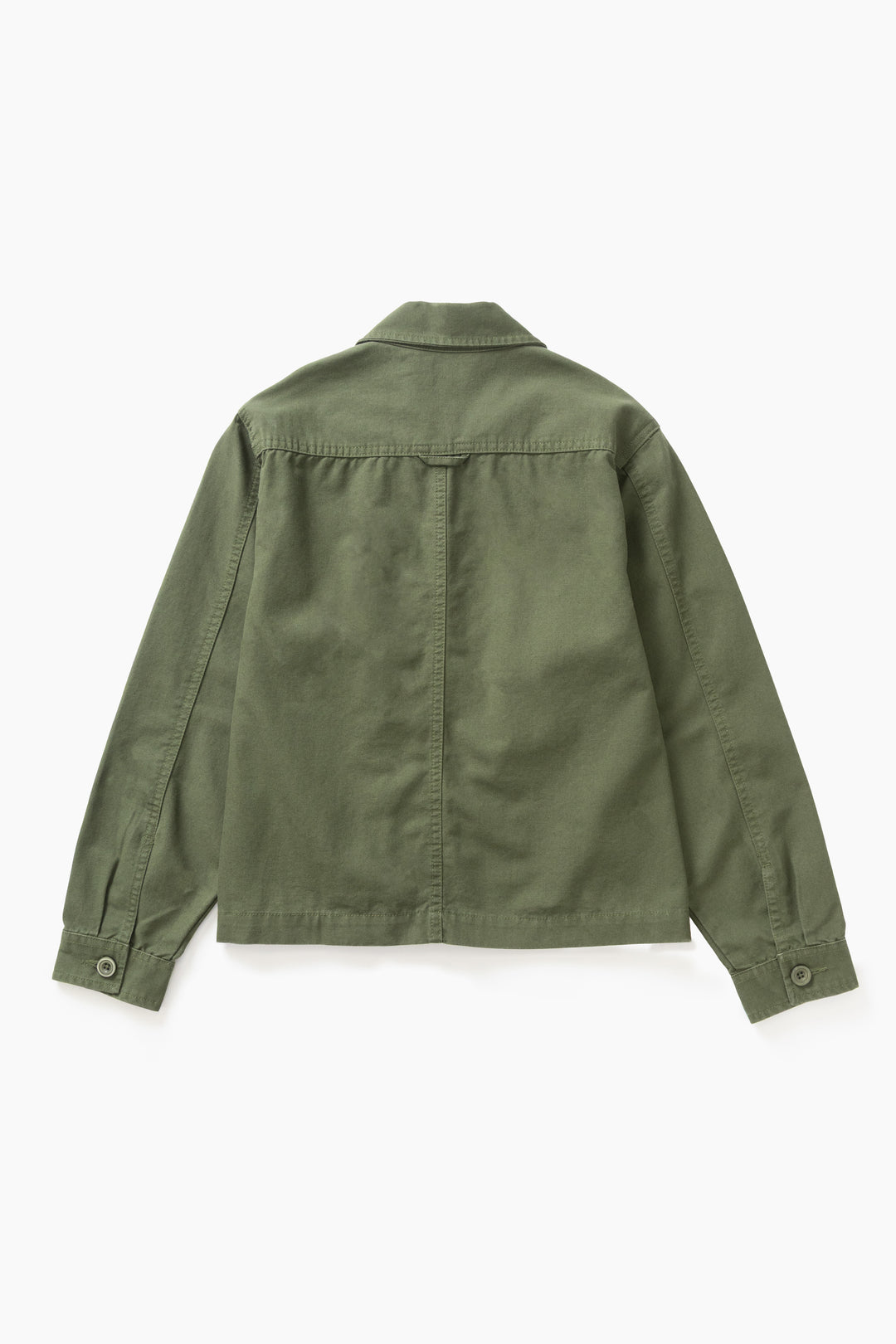 Women's Cropped Work Jacket - Olive