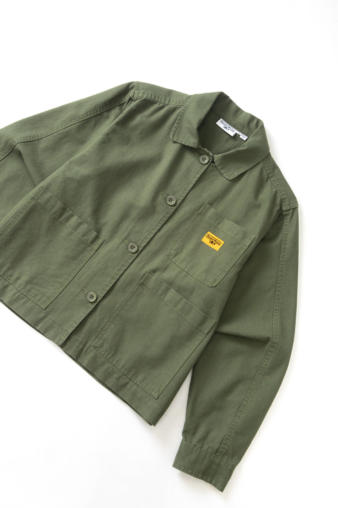 Women's Cropped Work Jacket - Olive