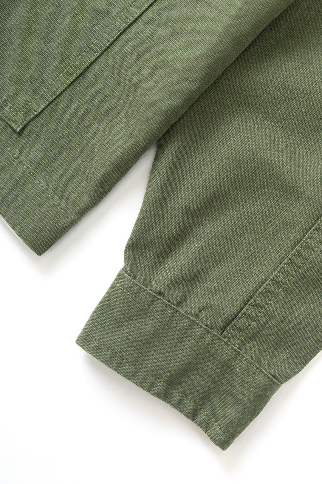 Women's Cropped Work Jacket - Olive
