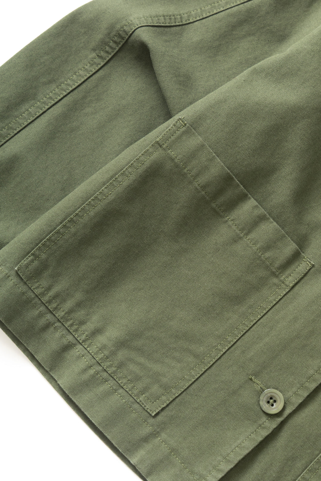 Women's Cropped Work Jacket - Olive