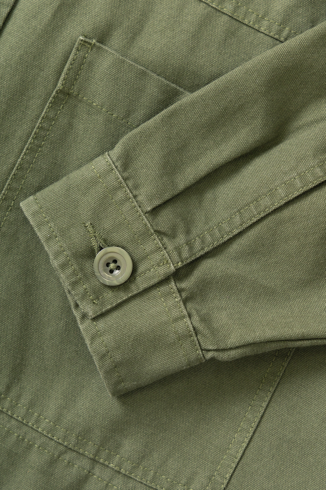 Women's Cropped Work Jacket - Olive