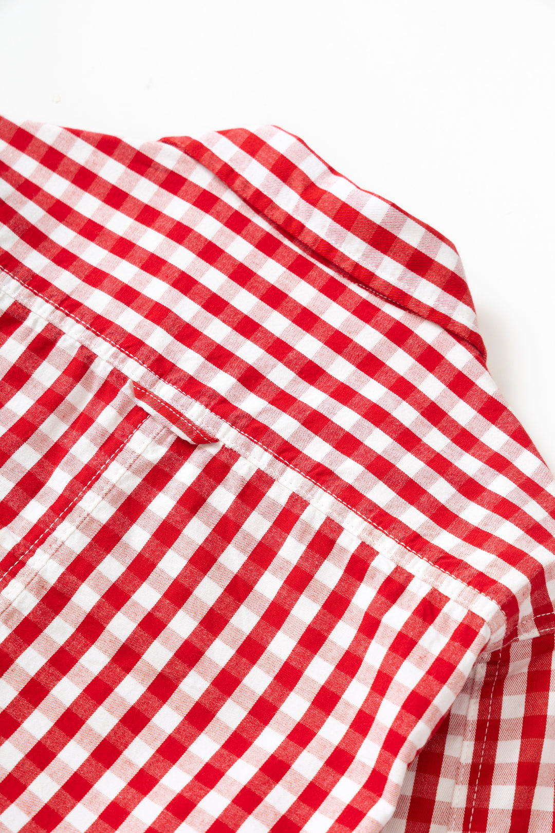 Women's Cropped Work Jacket - Red Gingham
