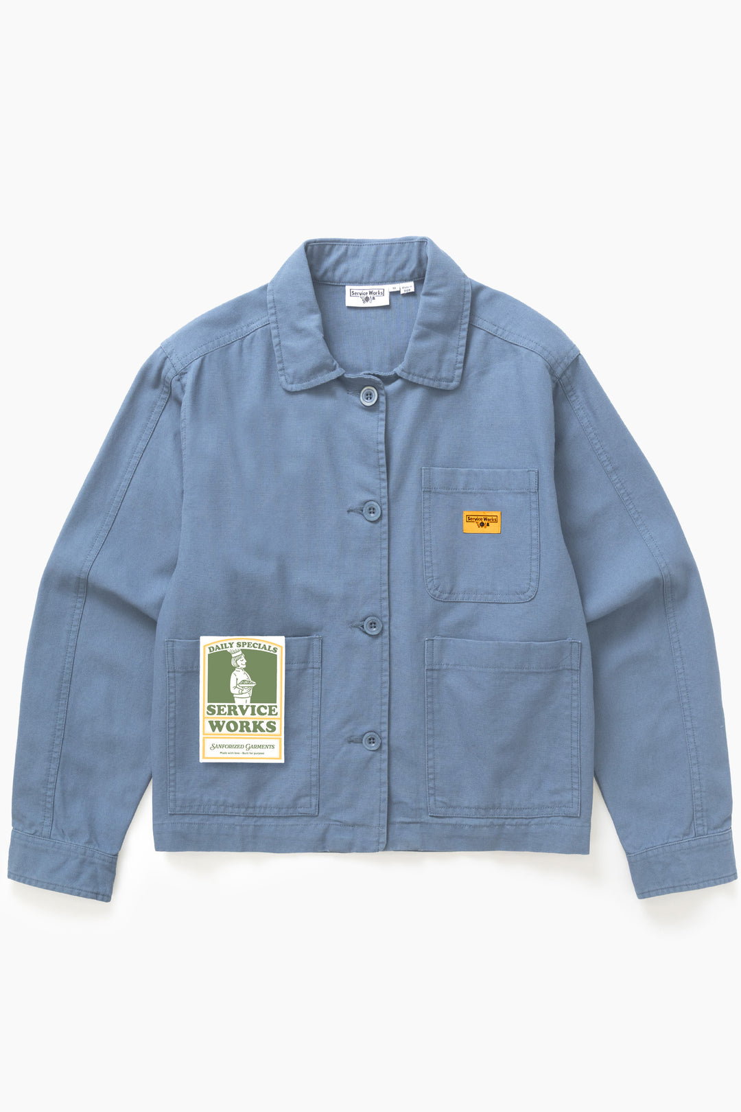 Women's Cropped Work Jacket - Slate