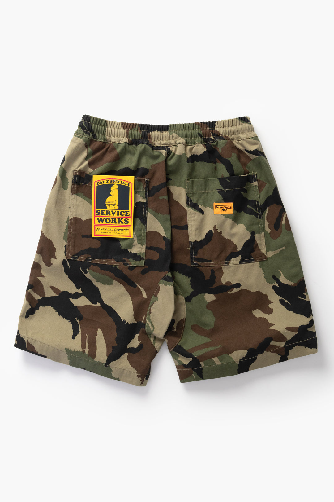 Patterned Chef Shorts - Woodland