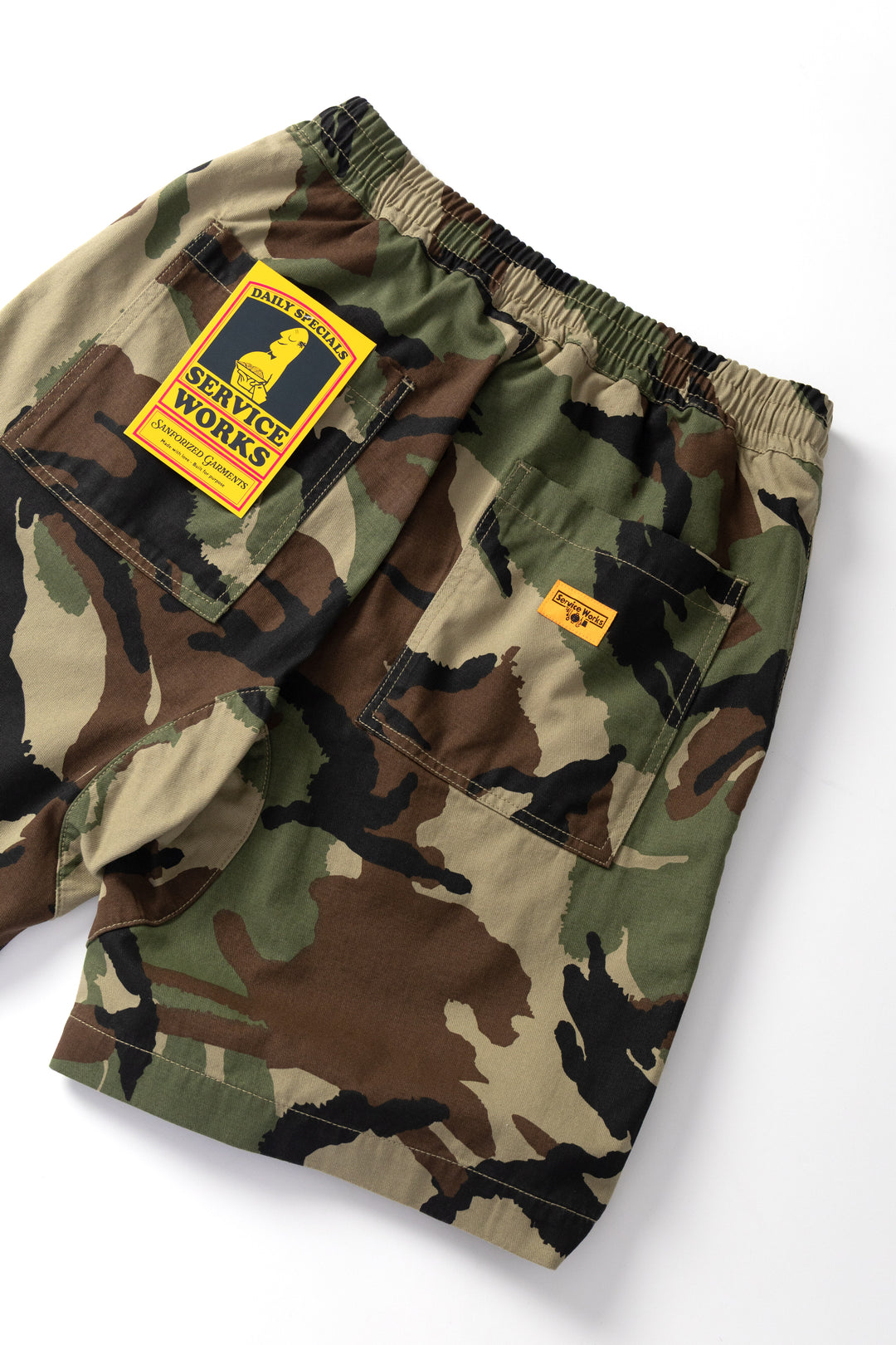 Patterned Chef Shorts - Woodland