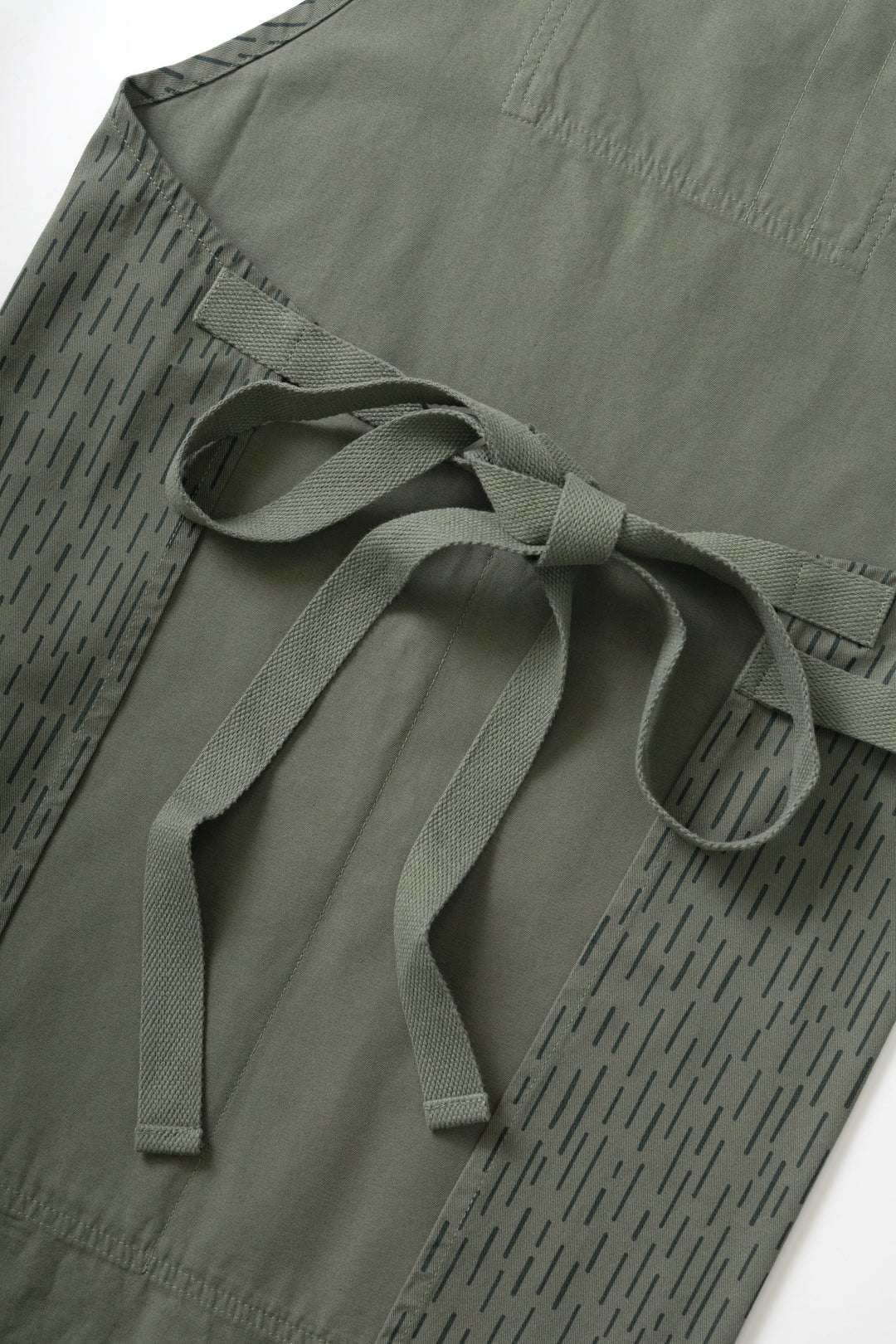 Patterned Apron - Raindrop Green