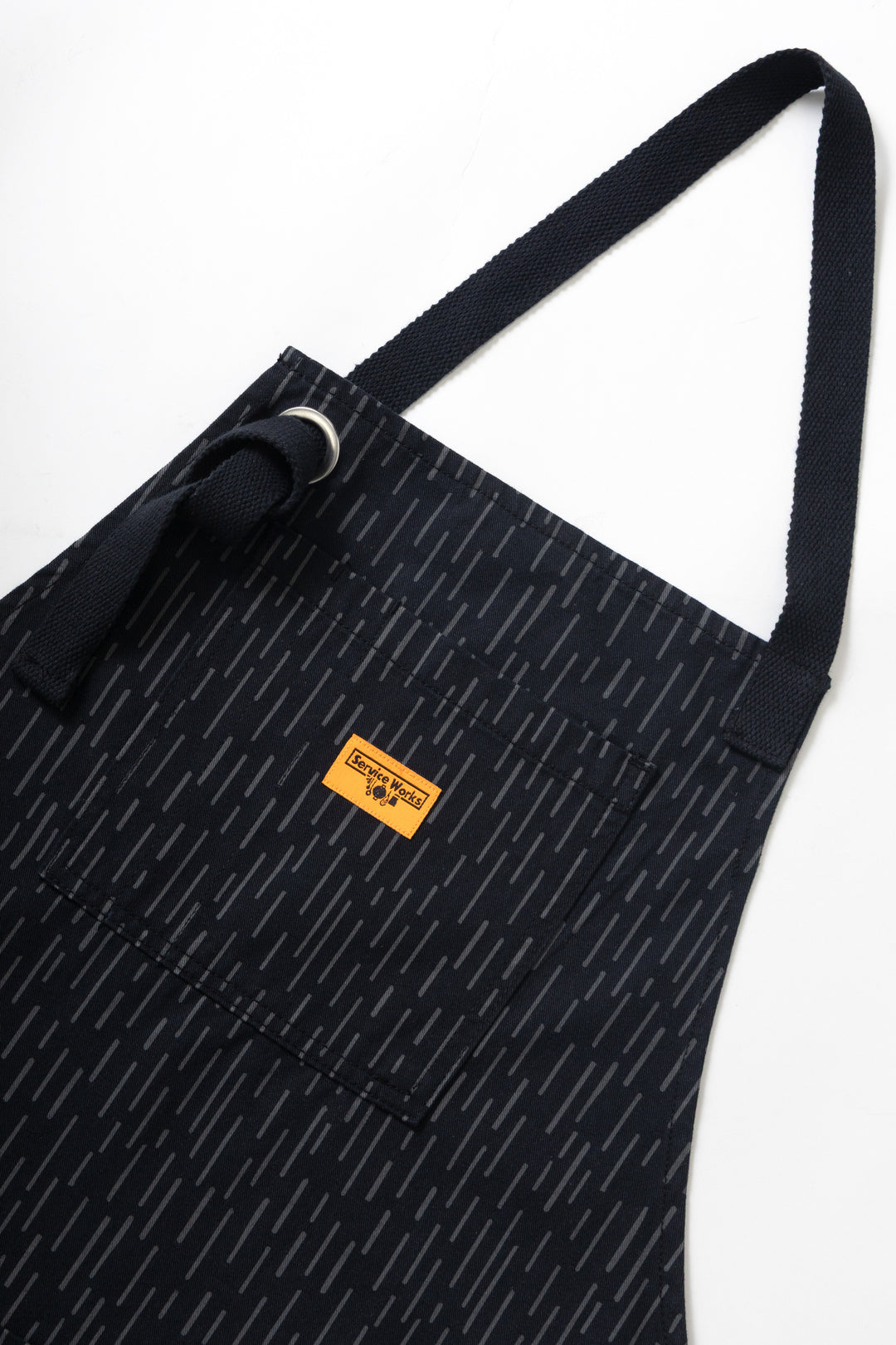Patterned Apron - Raindrop Mono