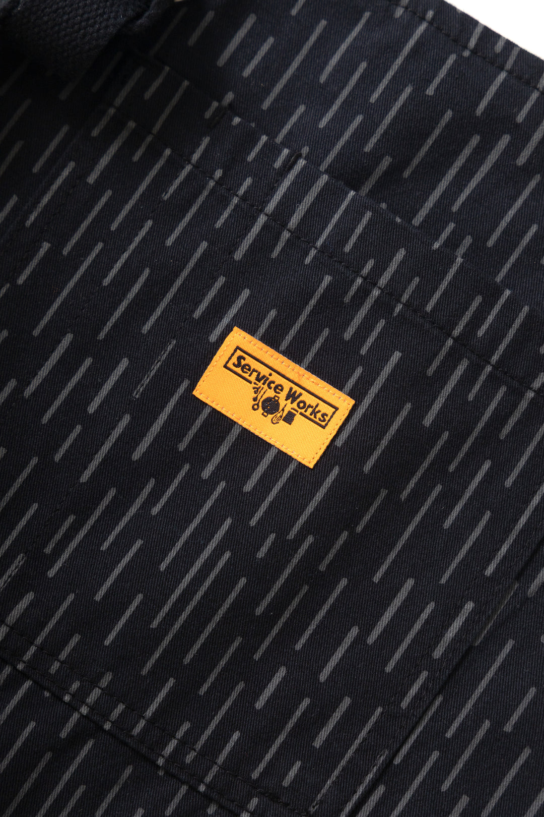 Patterned Apron - Raindrop Mono
