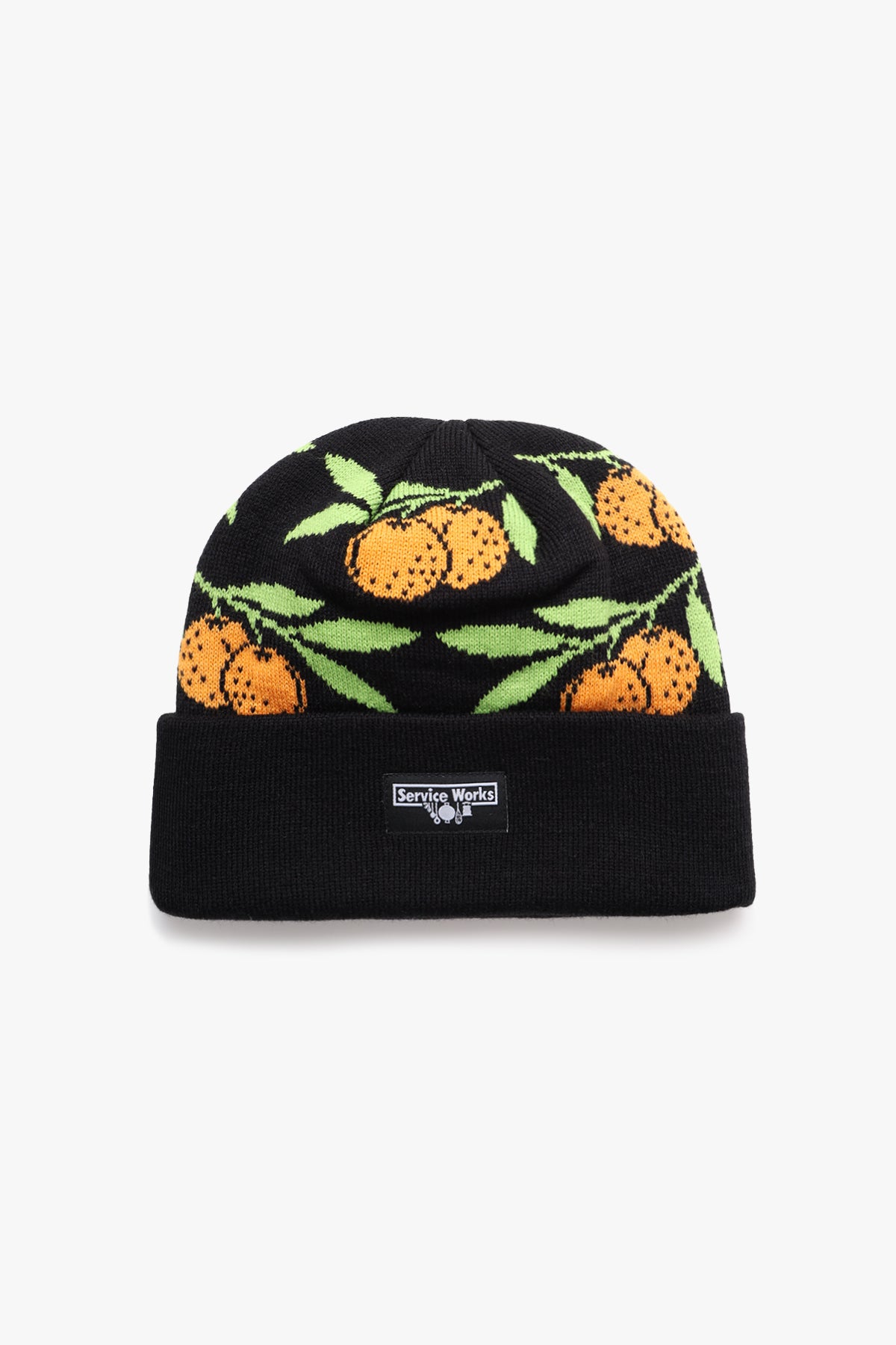 Clementine Jacquard Beanie - Black – Service Works London
