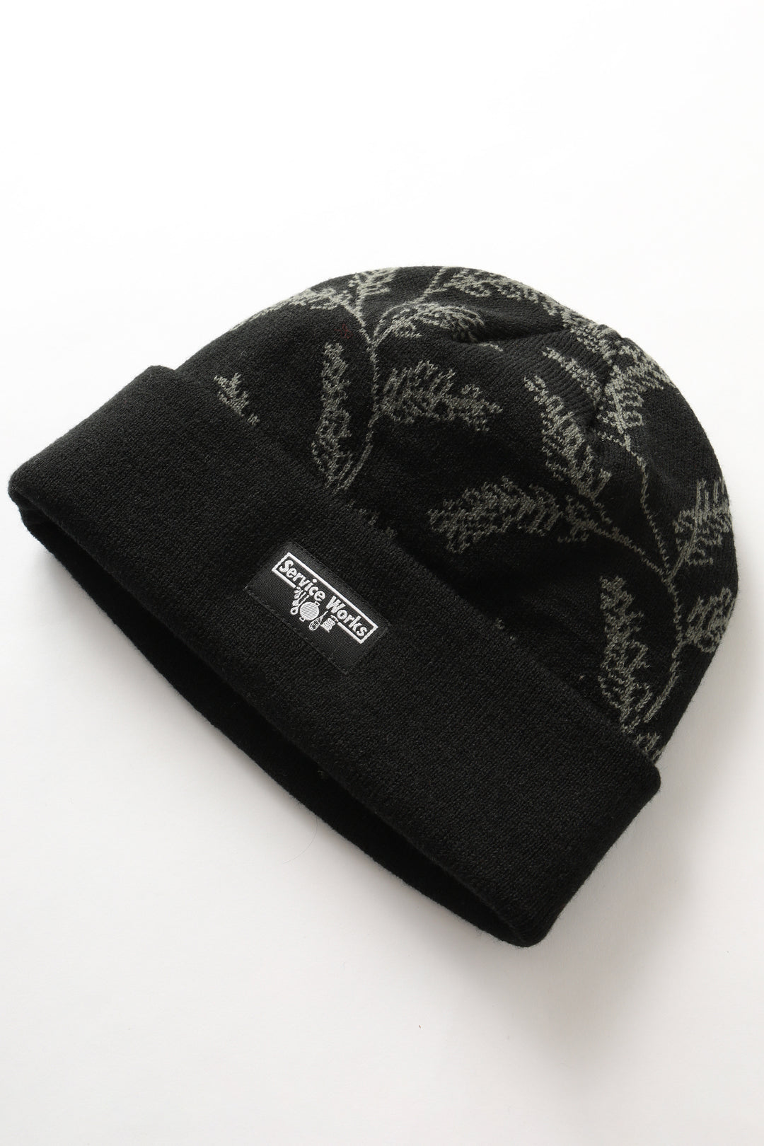 Olive Branch Beanie - Black