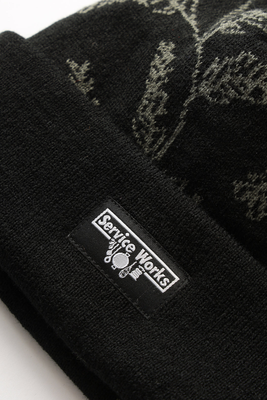 Olive Branch Beanie - Black