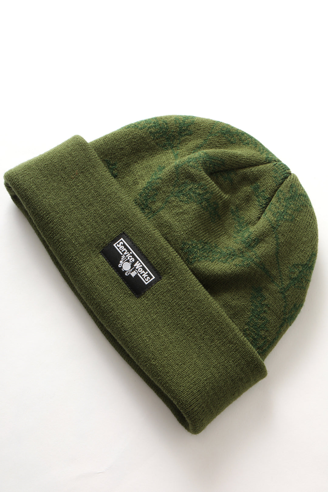 Olive Branch Beanie - Olive