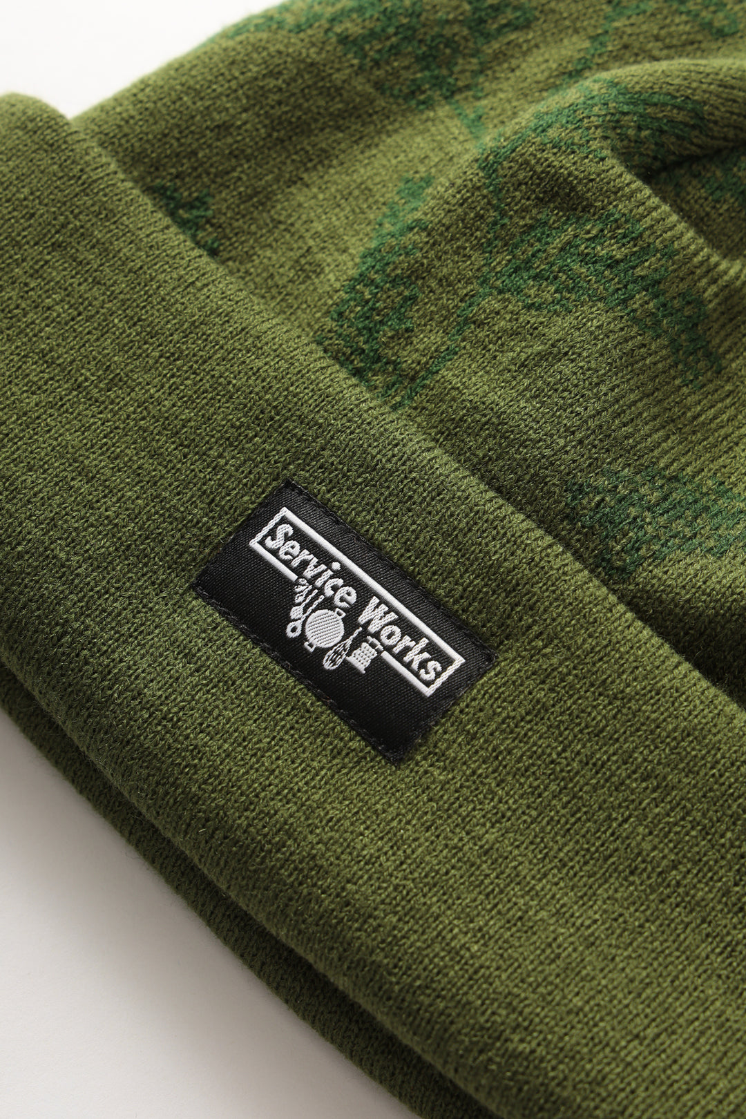 Olive Branch Beanie - Olive