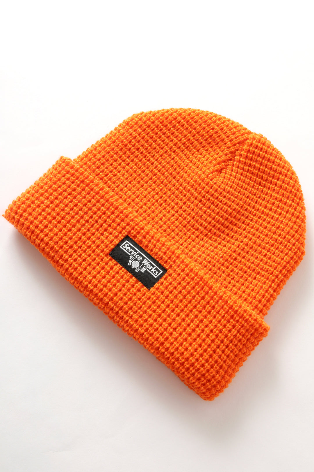 Waffle Logo Beanie - Orange