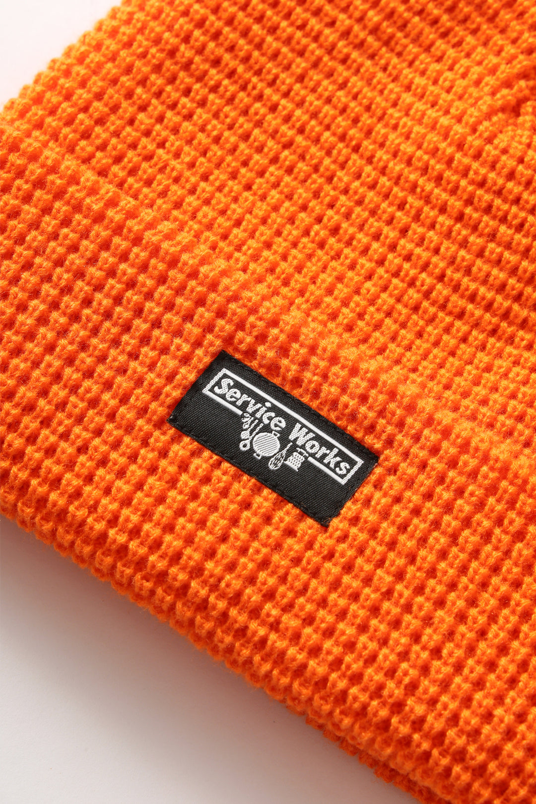 Waffle Logo Beanie - Orange