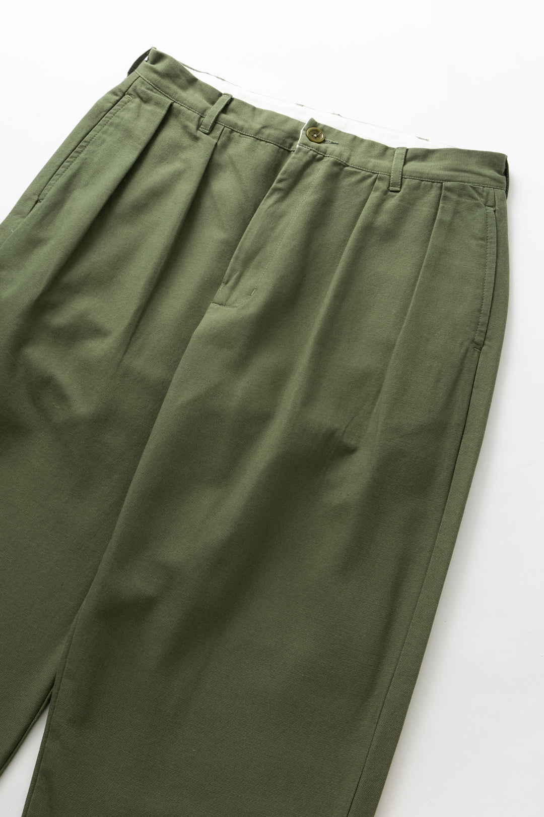 Canvas Part Timer Pant - Olive