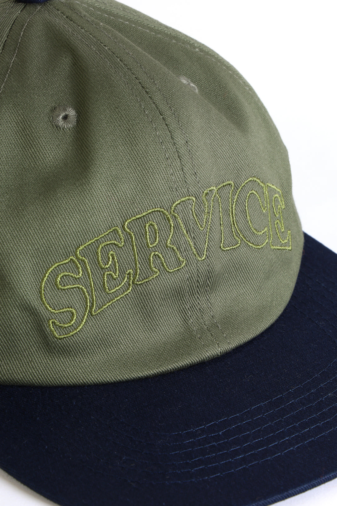 Arch Logo Cap - Olive/Navy