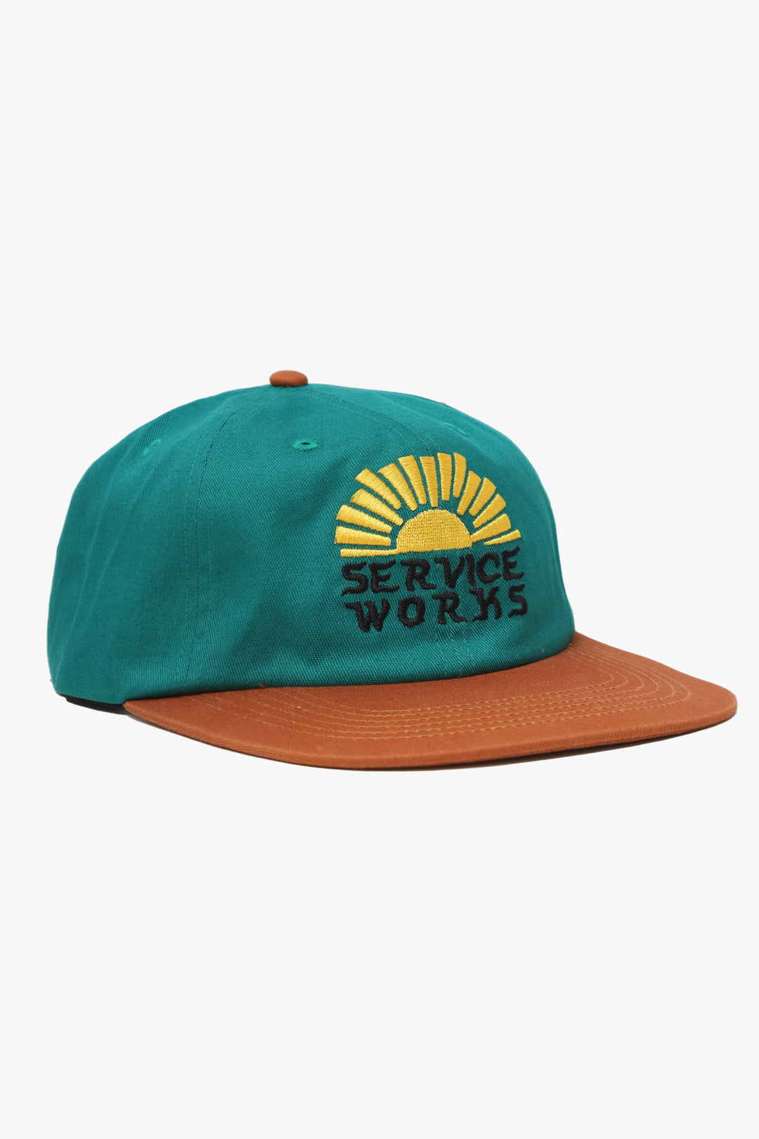 Sunny Side Up Cap - Teal/Brown