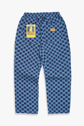 Classic Chef Pants - Blue Checker