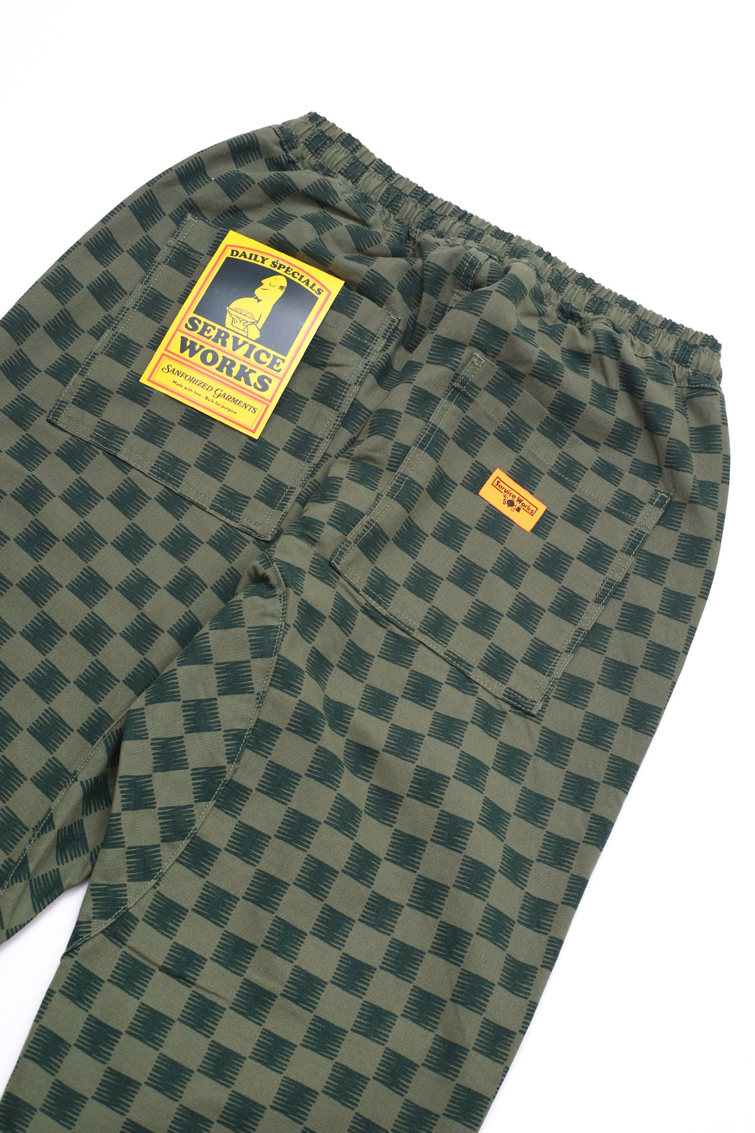 Classic Chef Pants - Green Checker