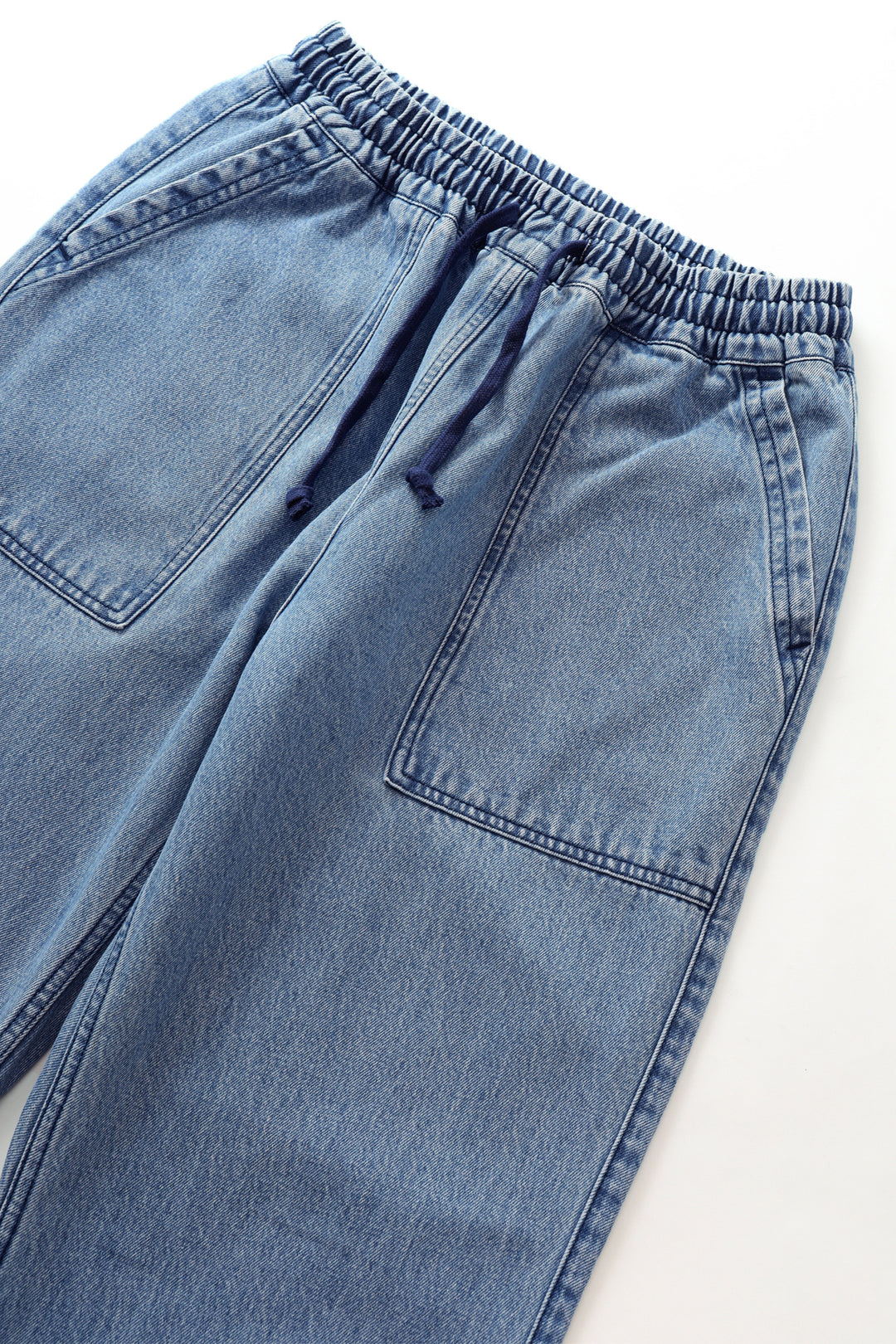 Classic Chef Pants - Light Washed Denim