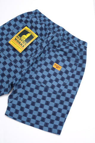 Classic Chef Shorts - Blue Checker