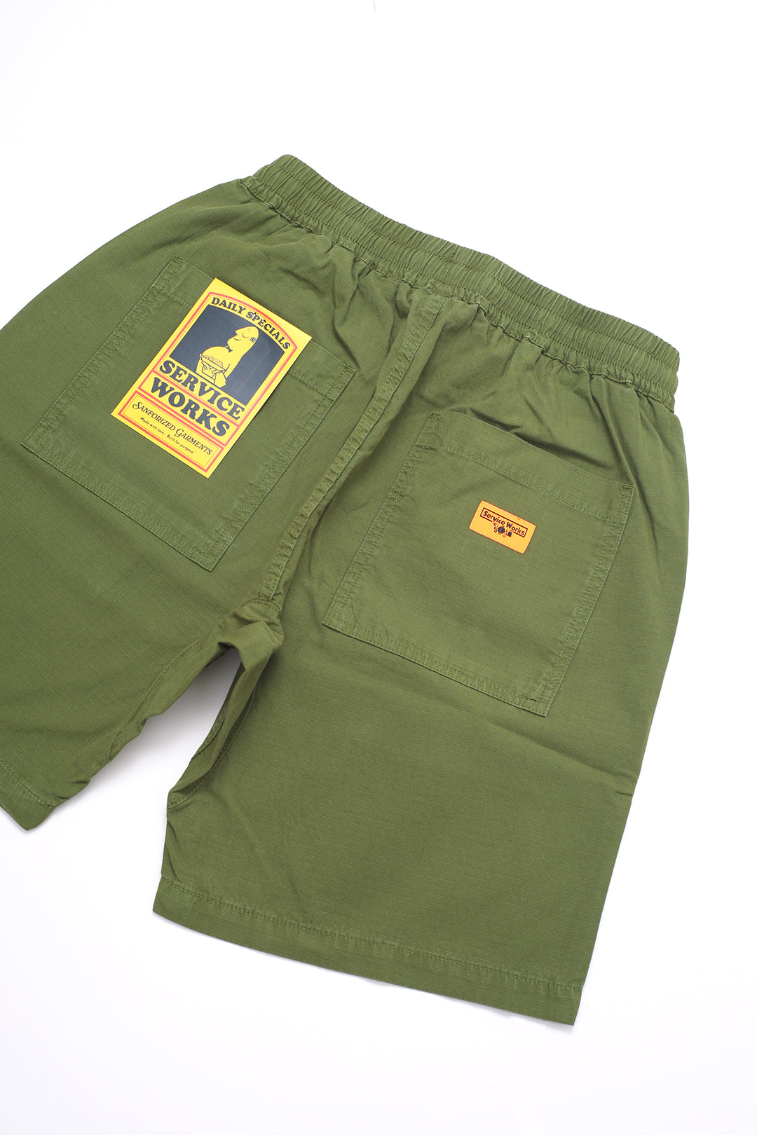 Ripstop Chef Shorts - Pesto