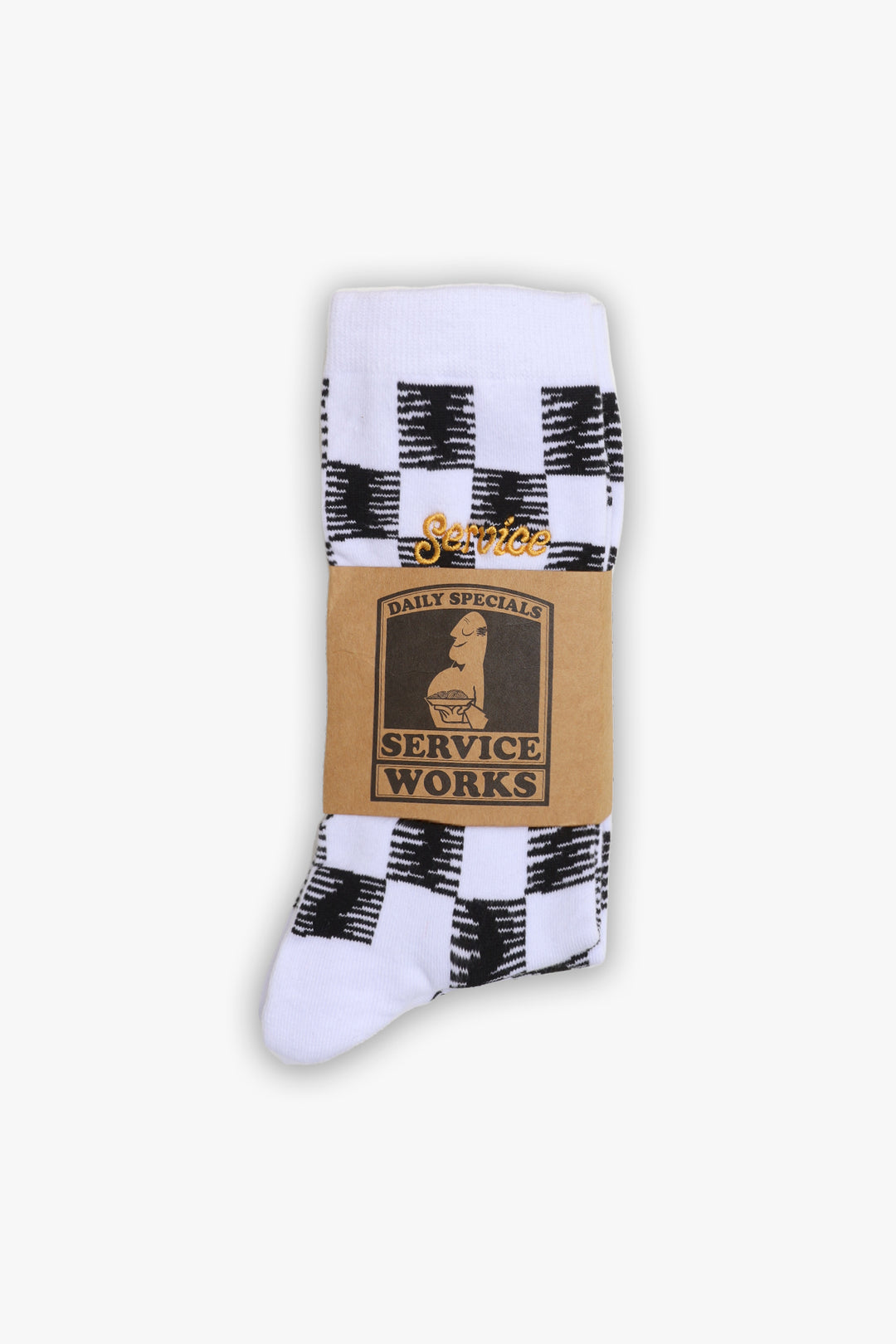 Checker Socks - Mono