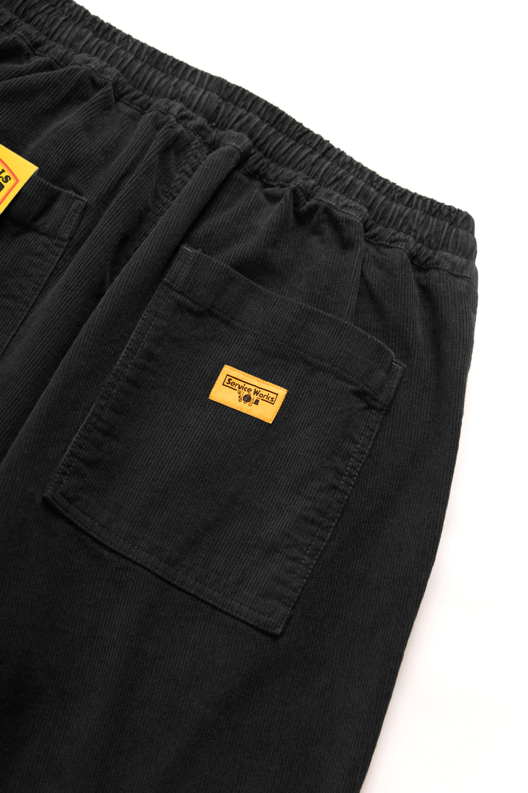 Corduroy Chef Pants - Black