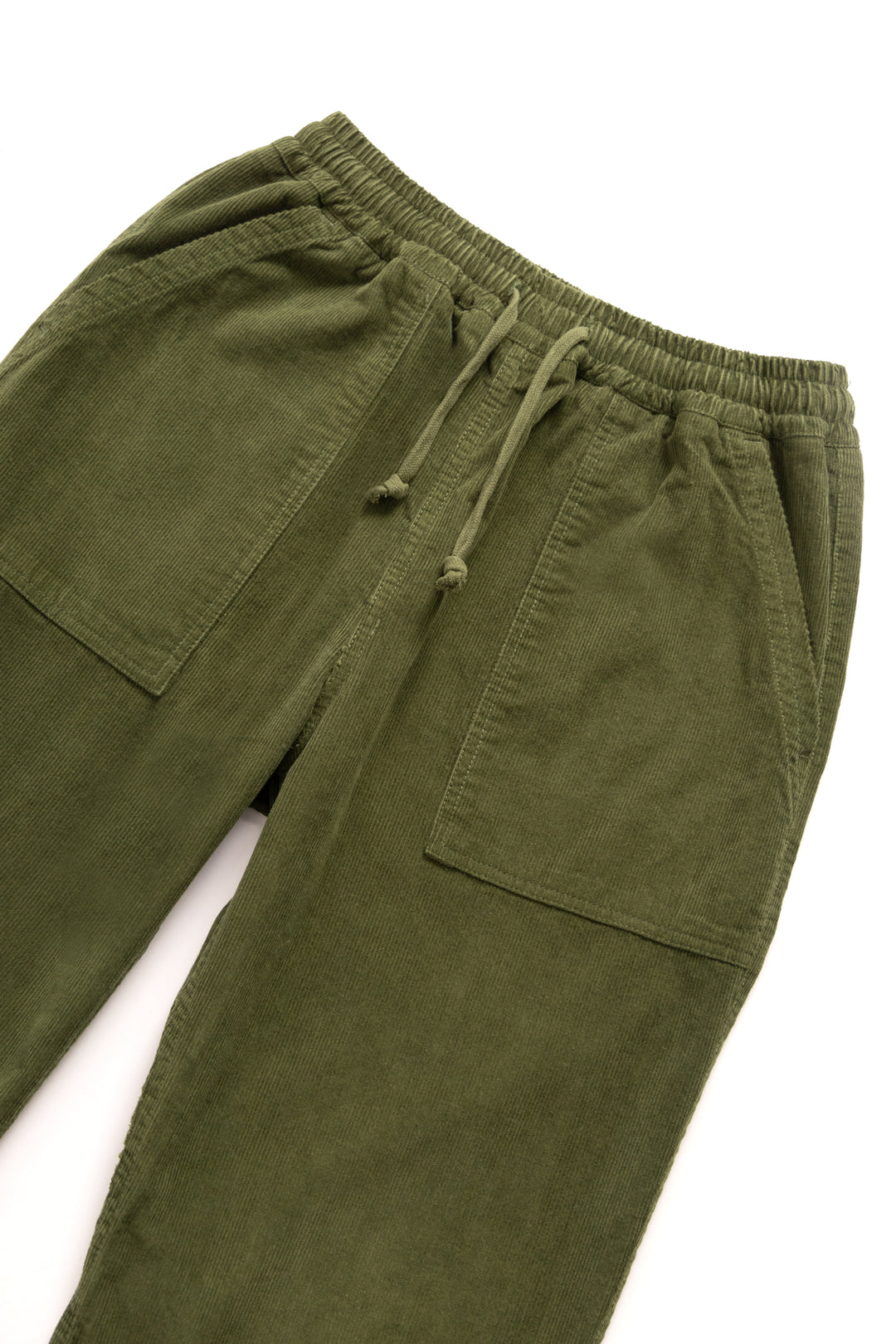 Corduroy Chef Pants - Olive