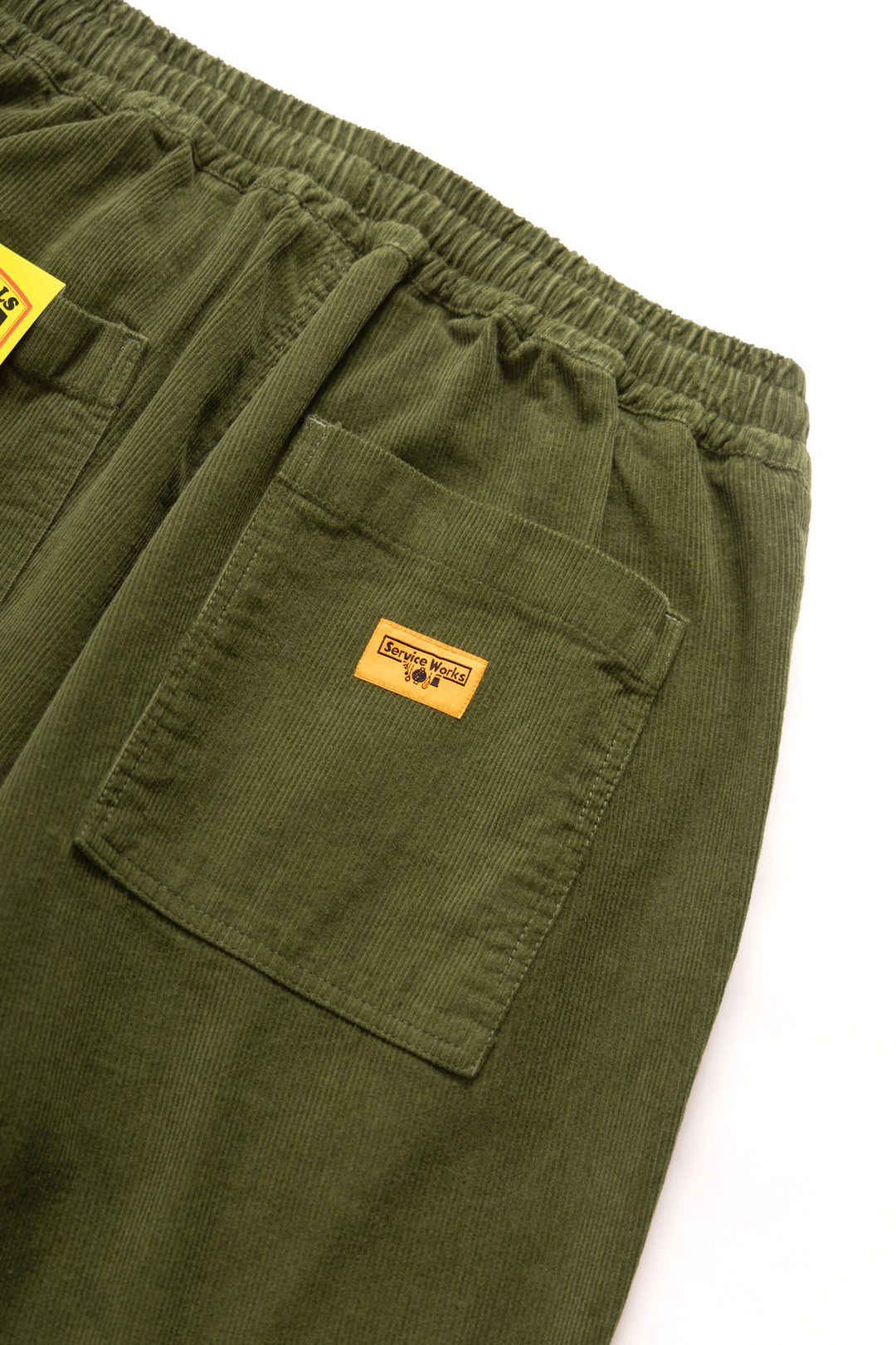 Corduroy Chef Pants - Olive