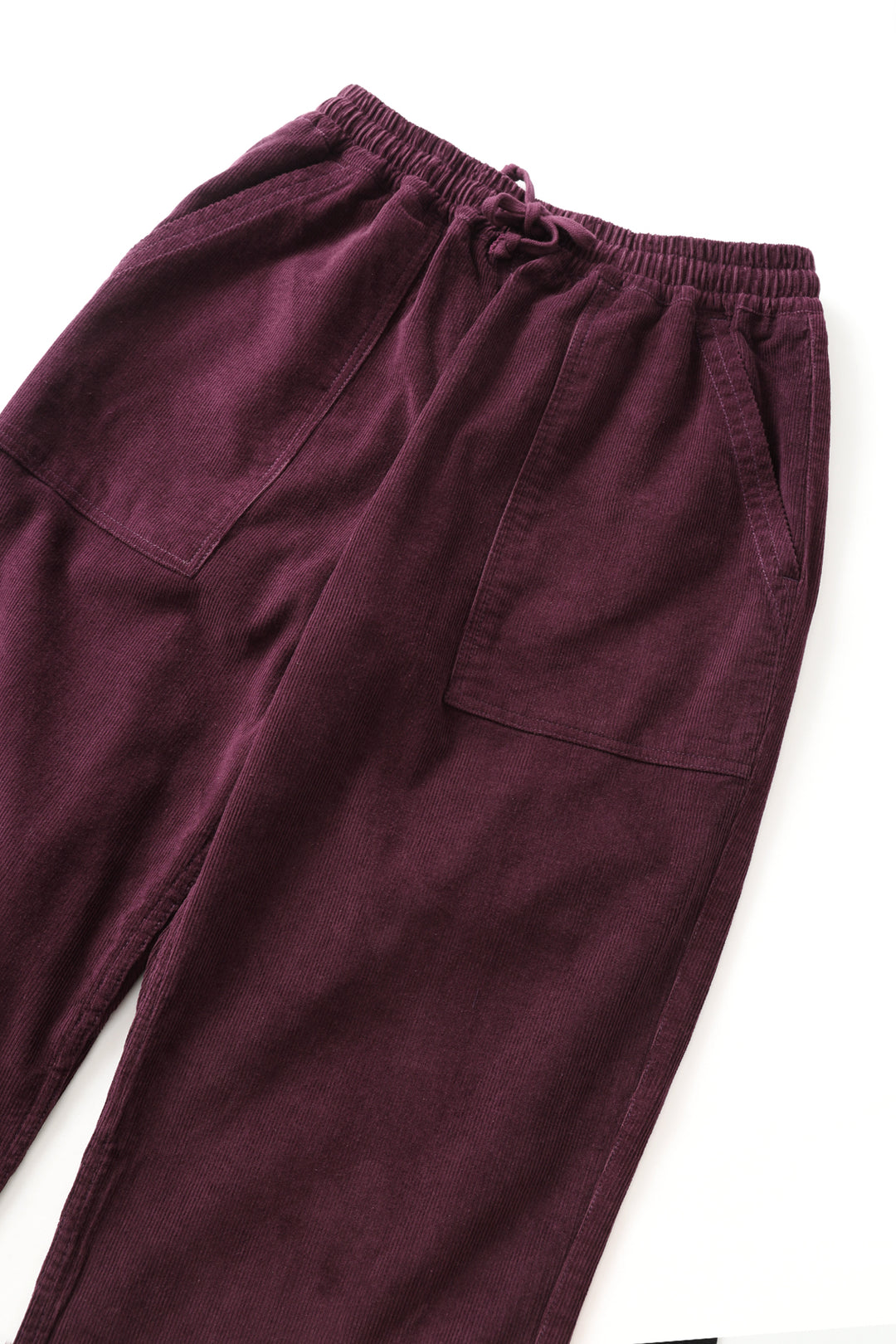 Corduroy Chef Pants - Plum