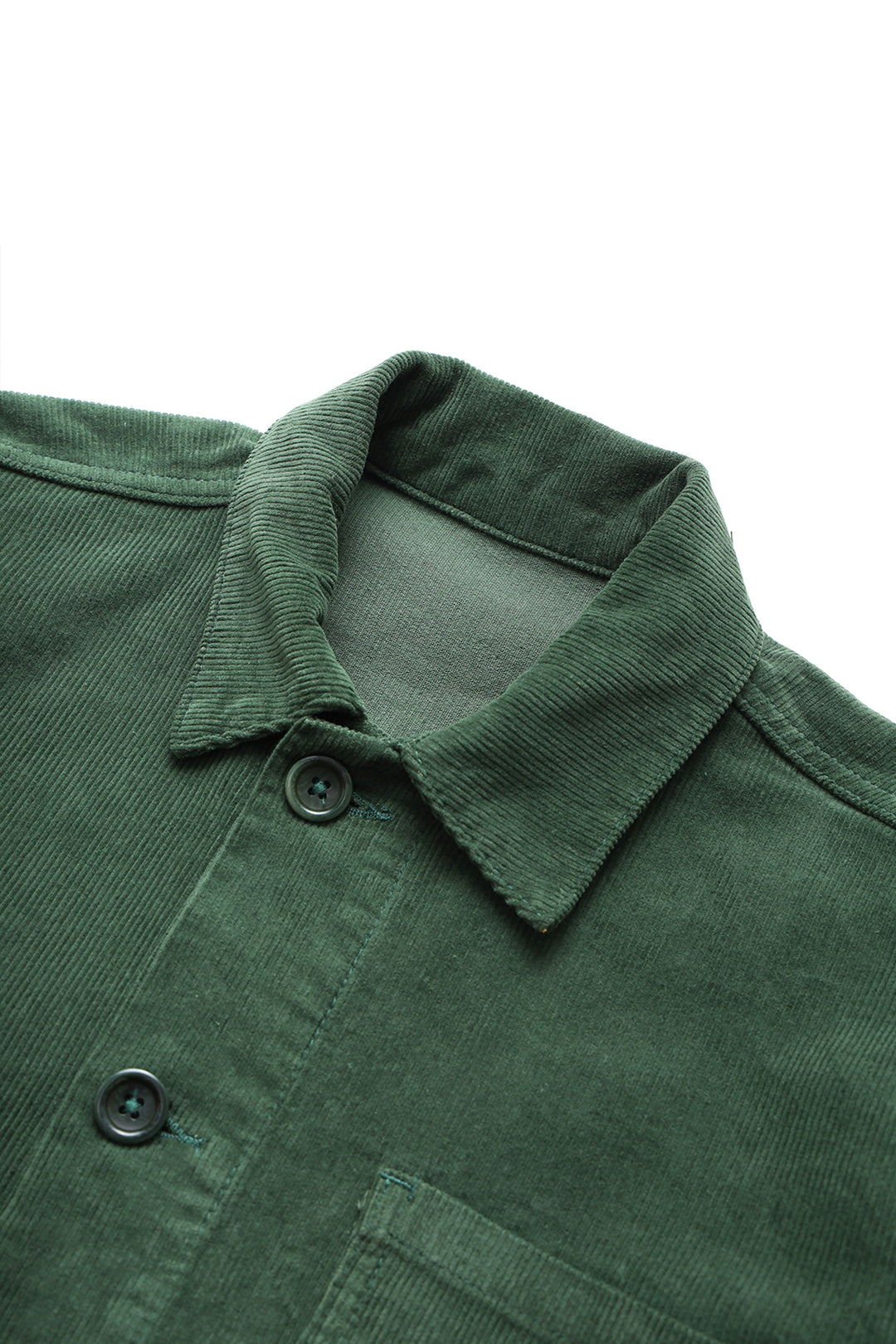 Corduroy Coverall Jacket - Forest