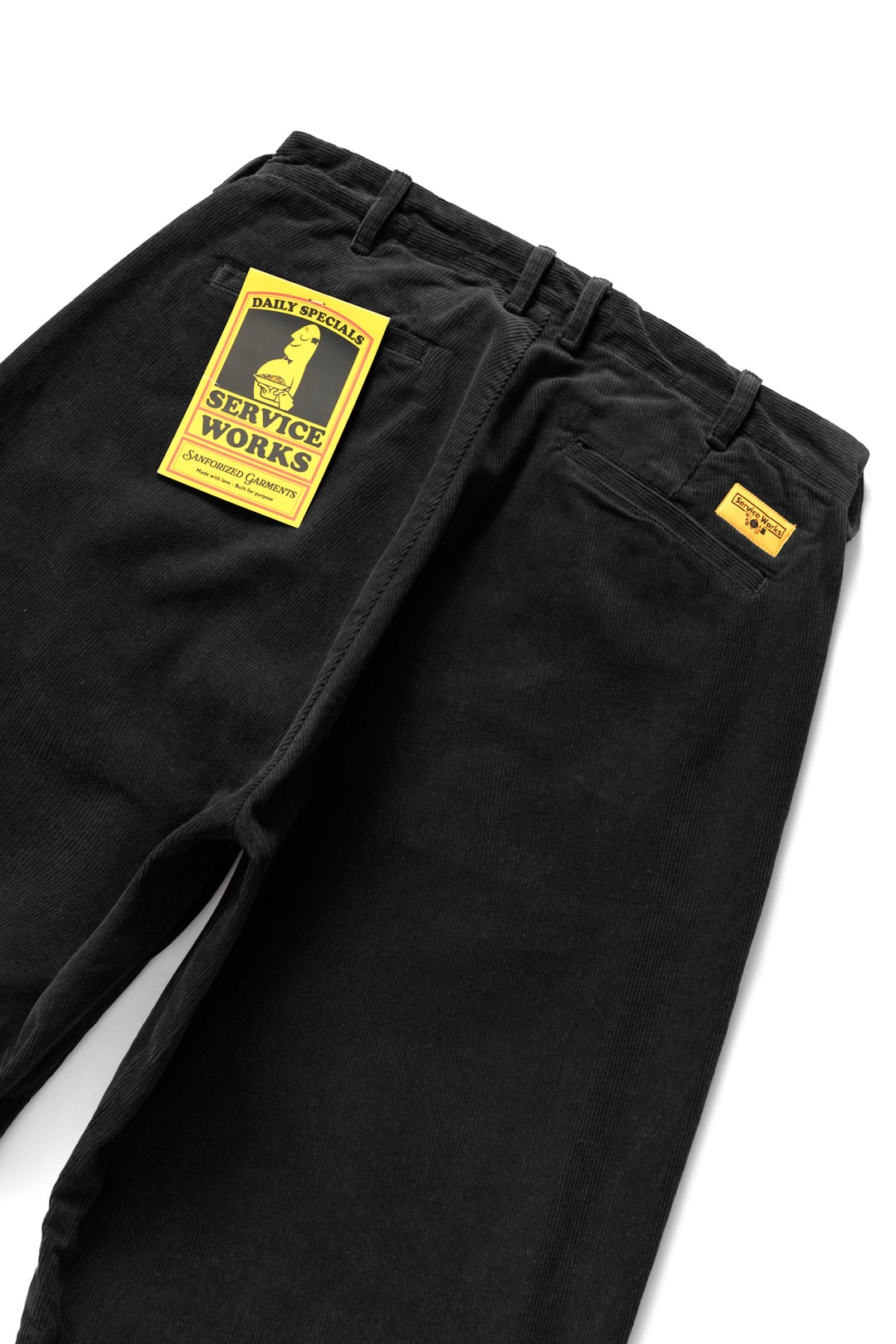 Corduroy Part Timer Pant - Black