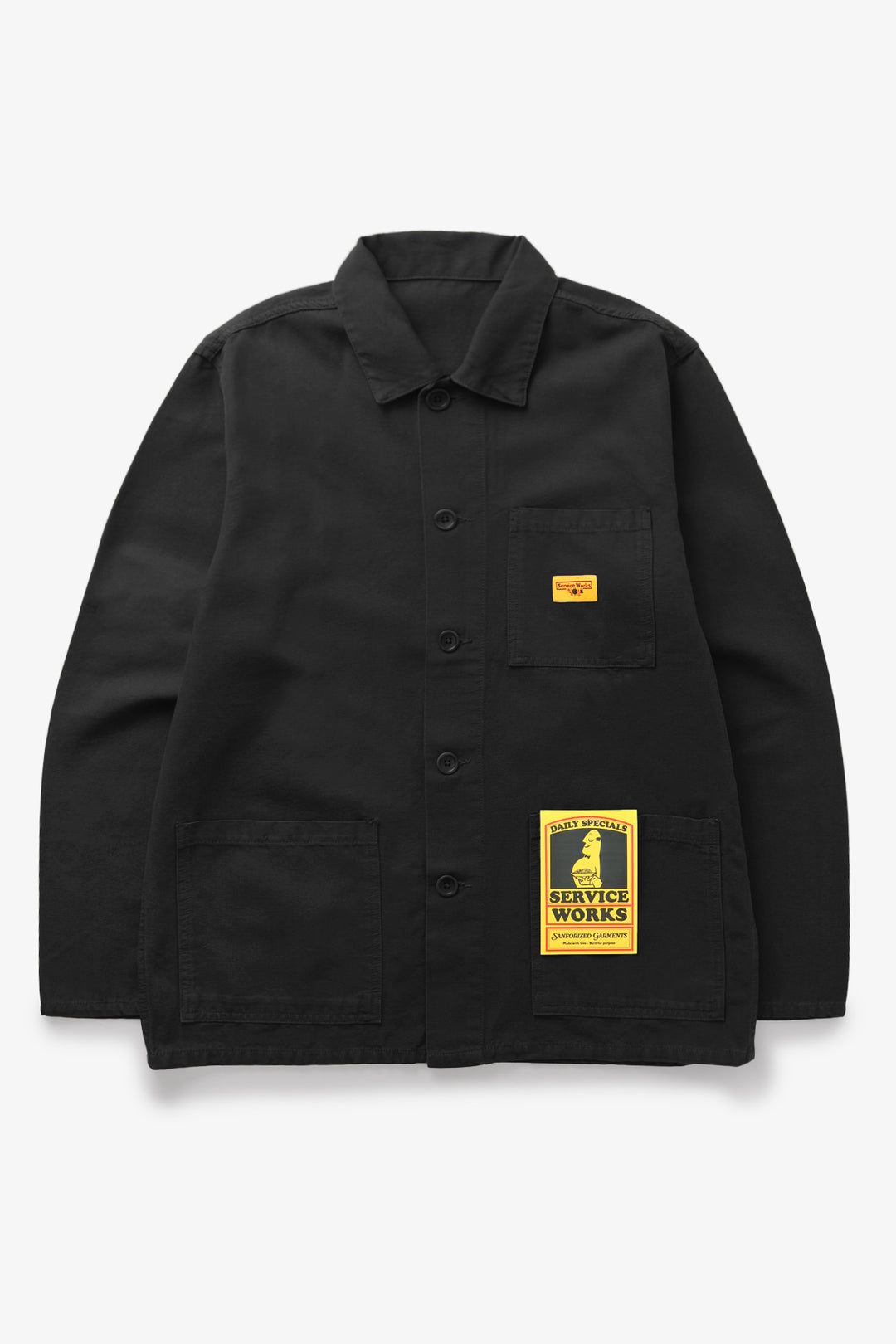 Classic Coverall Jacket - Black