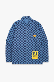 Classic Coverall Jacket - Blue Checker