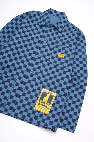 Classic Coverall Jacket - Blue Checker