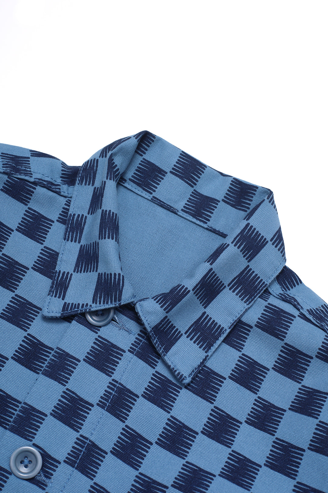 Classic Coverall Jacket - Blue Checker