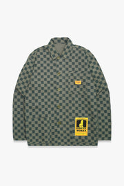 Classic Coverall Jacket - Green Checker