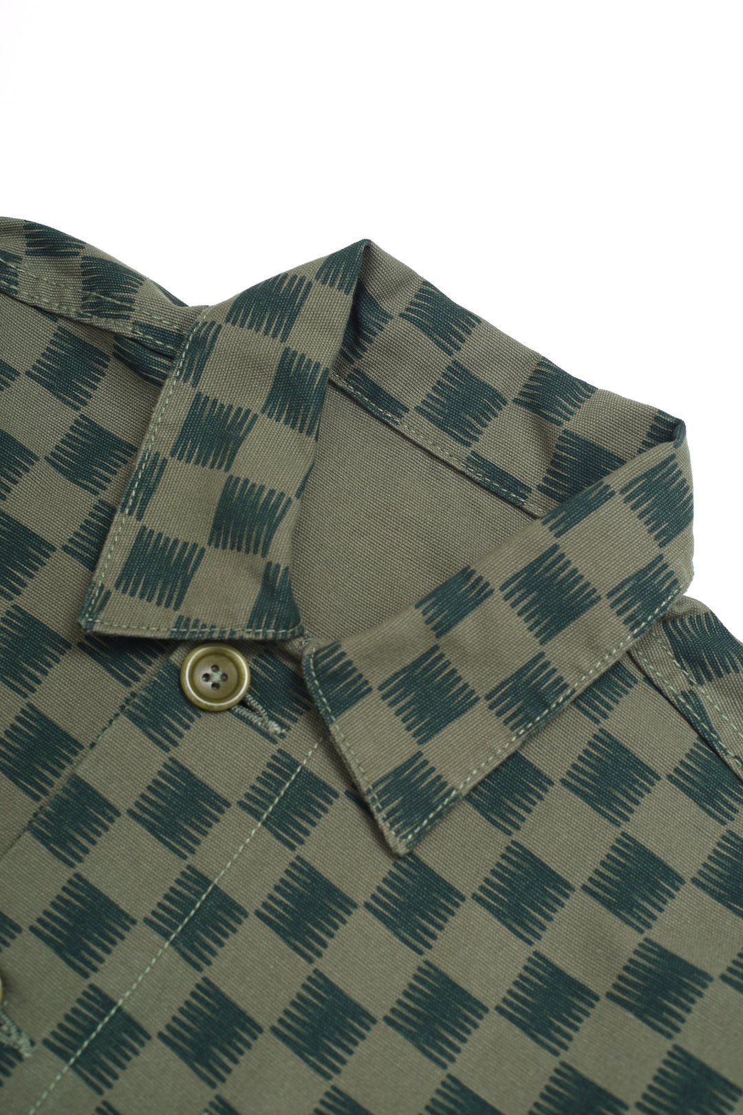 Classic Coverall Jacket - Green Checker