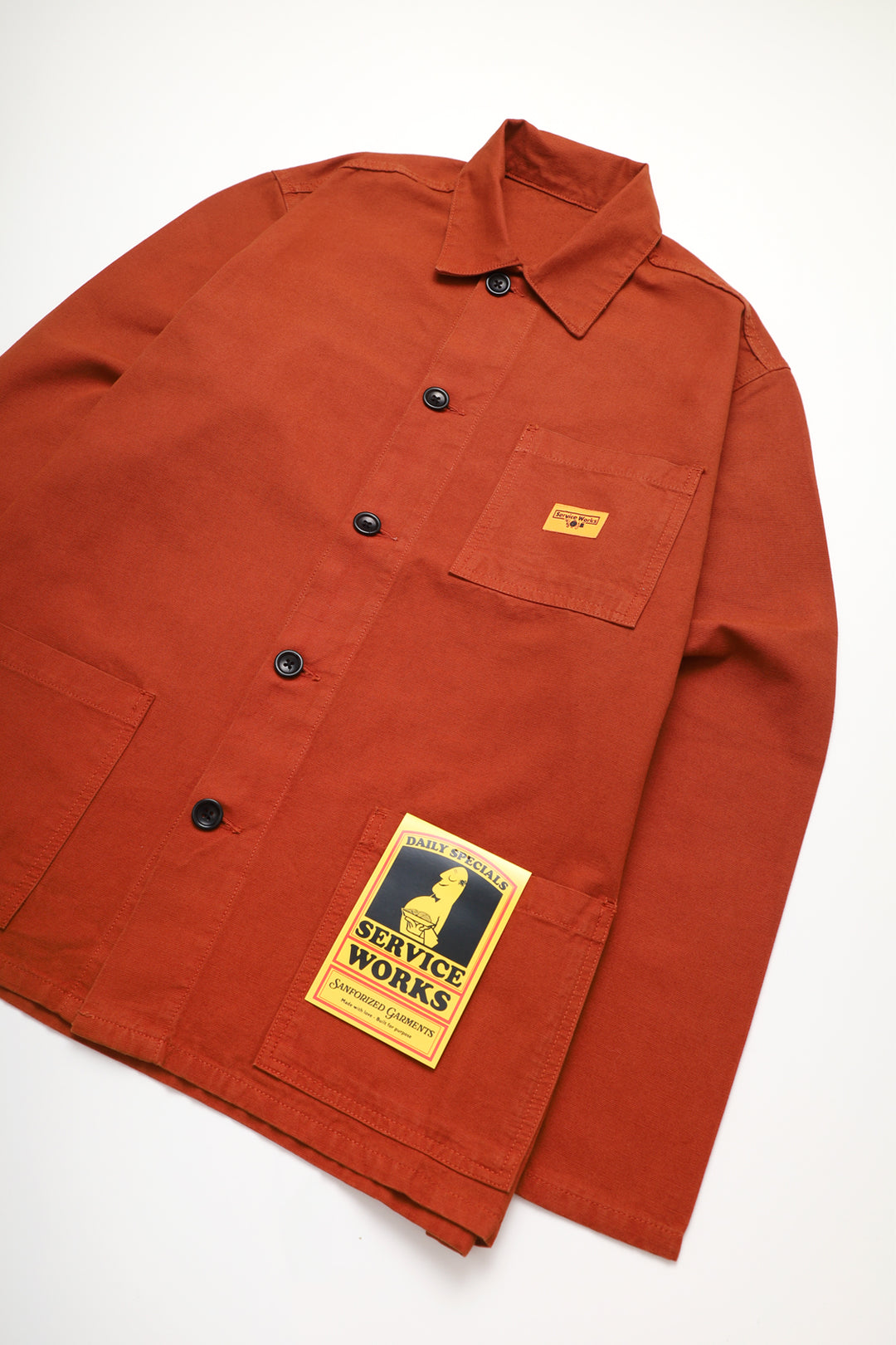 Classic Coverall Jacket - Terracotta