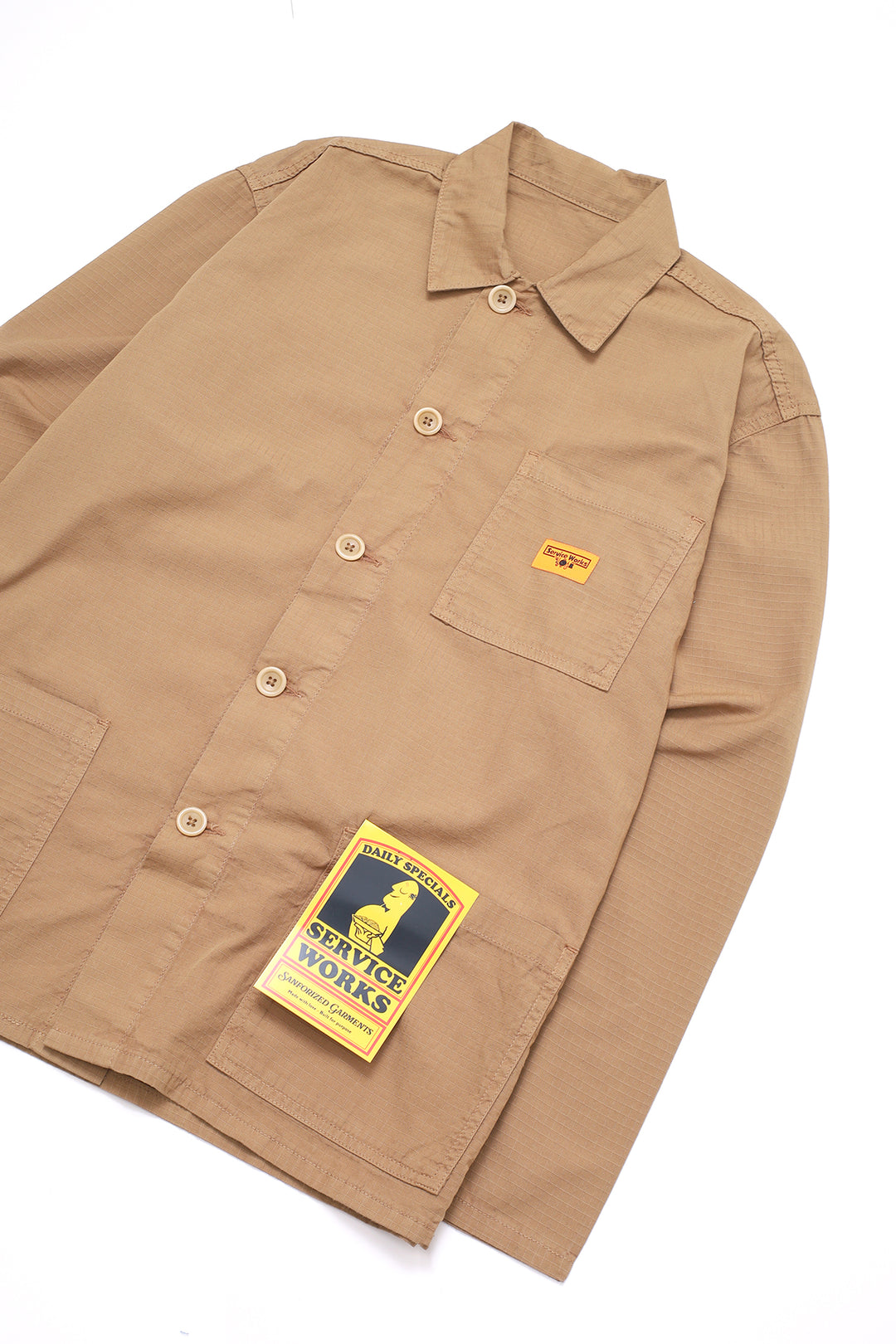 Ripstop Coverall Jacket - Mink