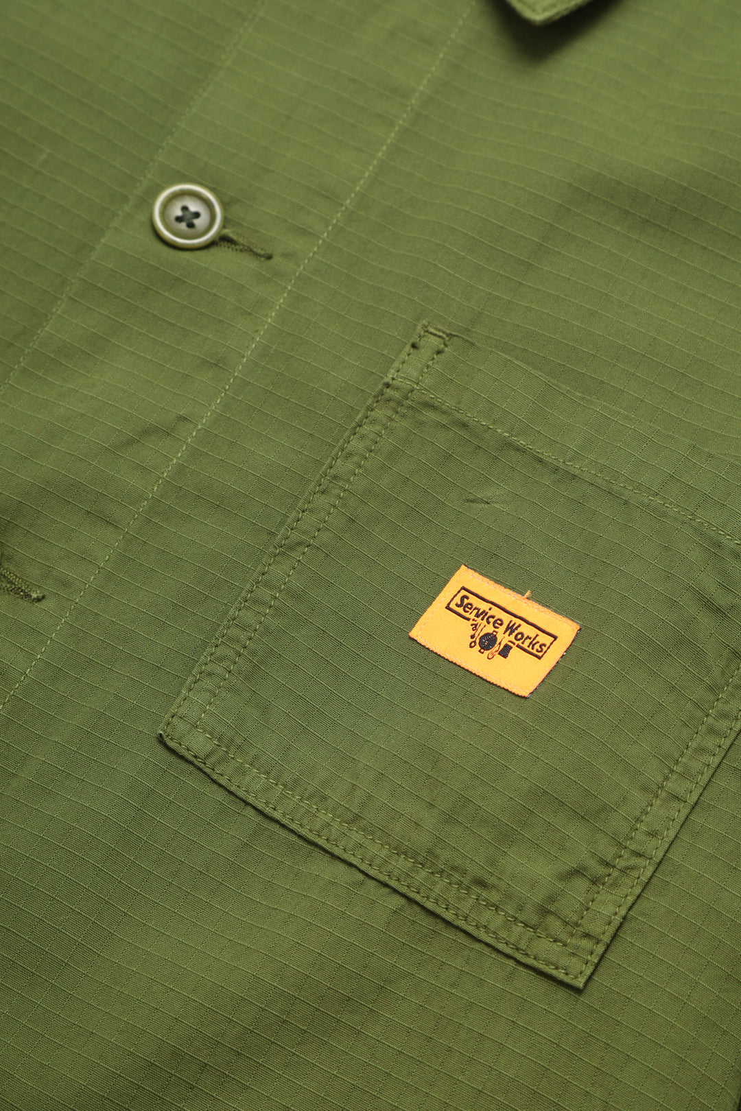 Ripstop Coverall Jacket - Pesto