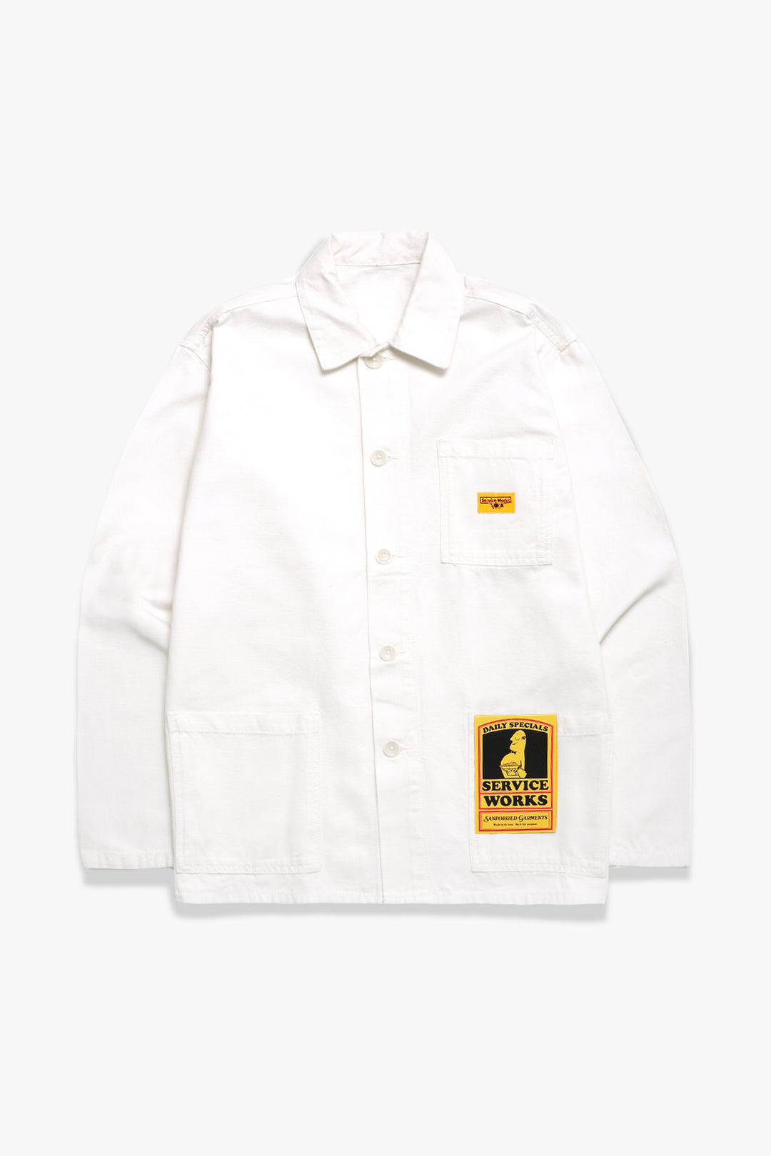 Classic Coverall Jacket - Off White