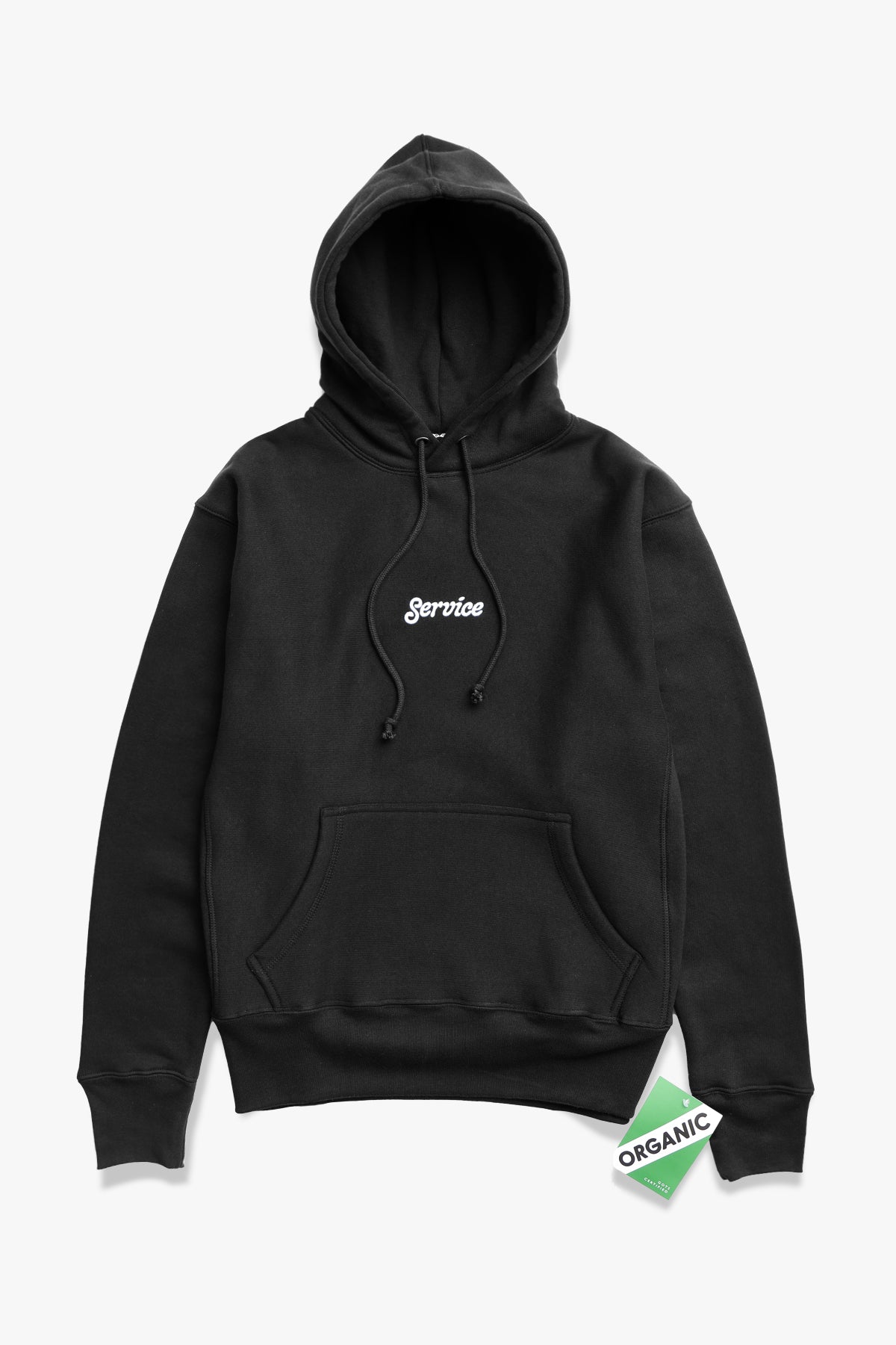 12oz Service Embroidered Hoodie - Black – Service Works London 12oz Service Embroidered Hoodie - Black – Service Works London