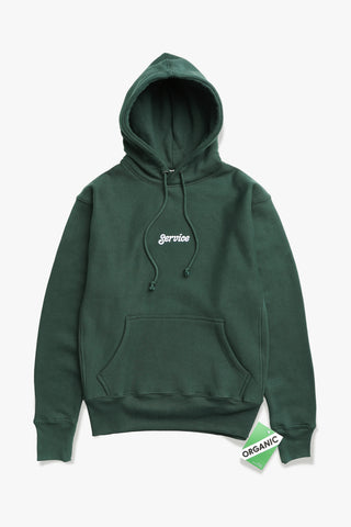 12oz Service Embroidered Hoodie - Forest